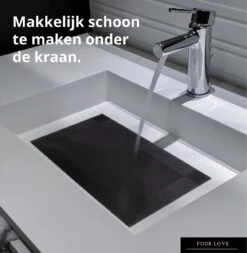 Four Love Placemats Kunststof - Kleur Zwart - Set Van 4 Stuks - Anti Slip Tafelbeschermer - Tafel Decoratie - Housewarming Cadeau - 45 X 30 Cm -Merkloos Verkoopwinkel 1172x1200 8