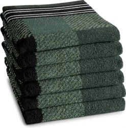 DDDDD Feller - Keukendoek - 50x55 Cm - Set Van 6 - Green