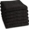 DDDDD Keukendoek Cisis (6 Stuks) - 50x55 Cm - Ebony