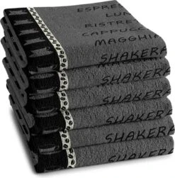 DDDDD Keukendoek Ristretto 50 X 55 Anthracite Per 6 Stuks