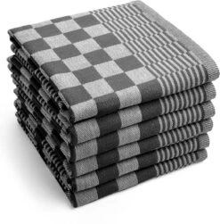 Merkloos Theedoeken En Keukendoeken Set - 6 Theedoeken - 6 Keukenhanddoeken - Zwart -Merkloos Verkoopwinkel 1182x1200 4