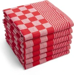 Zavelo 6x Theedoeken En 6x Keukendoeken Set + 6x VAATDOEKJES - 6x Theedoeken - 6x Keukendoeken - Rood -Merkloos Verkoopwinkel 1183x1200 2