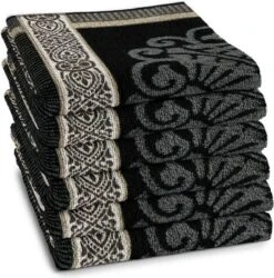 DDDDD Keukendoek Rozet 50 X 55 Grijs Per 6 Stuks