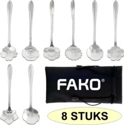 Fako Bijoux® - Bloemen Lepels Set - Theelepel / Koffielepel - 12cm - Zilver - 8 Stuks 10 Fako Bijoux® - Bloemen Lepels Set - Theelepel / Koffielepel - 12cm - Zilver - 8 Stuks -Merkloos Verkoopwinkel 1187x1200 1