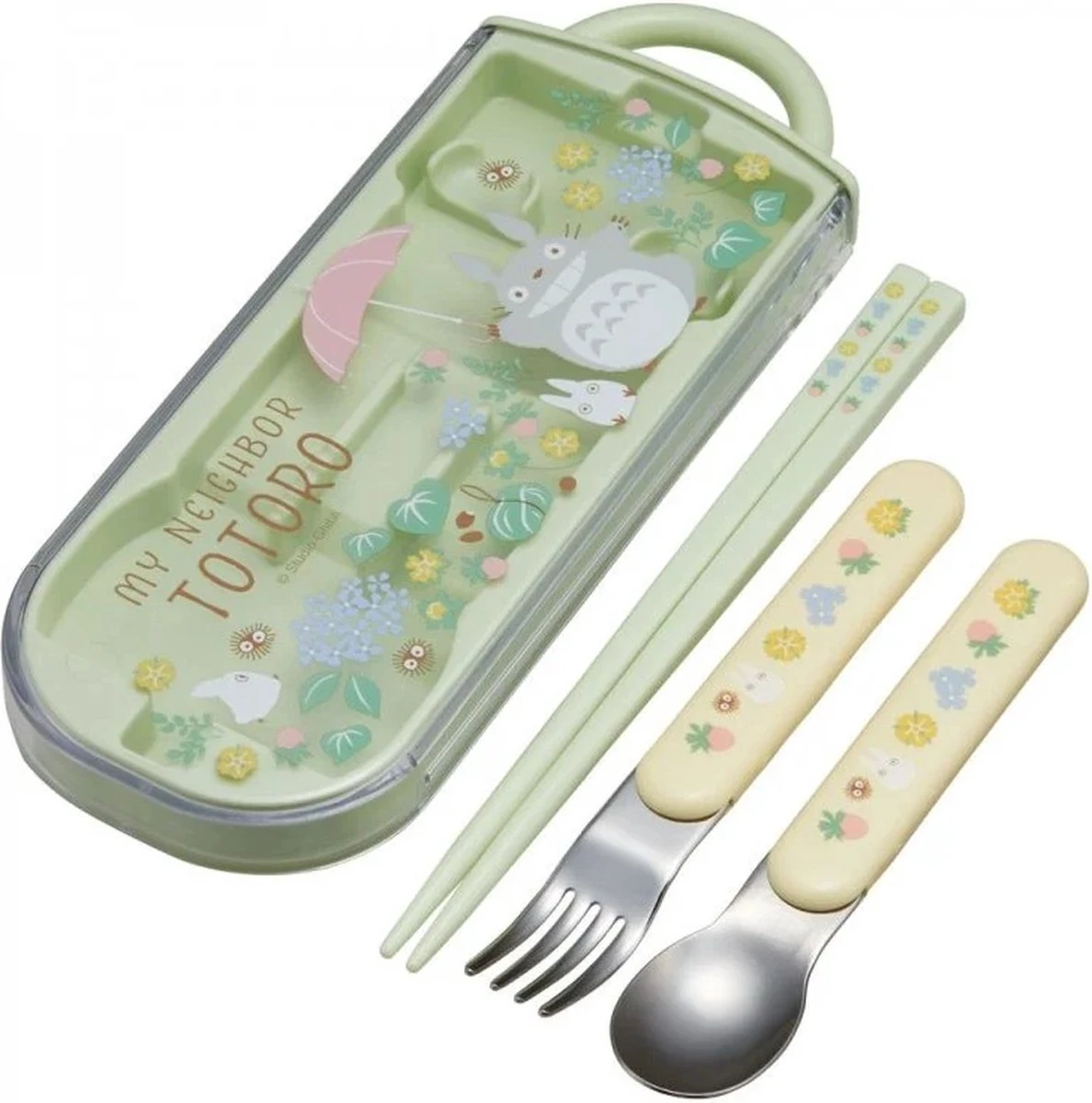 STUDIO GHIBLI - My Neighbor Totoro - Chopstick Spoon And Fork Set 1 STUDIO GHIBLI - My Neighbor Totoro - Chopstick Spoon And Fork Set