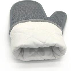 Kitchen4you Ovenwanten - Hoge Kwaliteit - Ovenhandschoenen - Grijs - Siliconen - Katoen 13 Kitchen4you Ovenwanten - Hoge Kwaliteit - Ovenhandschoenen - Grijs - Siliconen - Katoen -Merkloos Verkoopwinkel 1189x1200 7