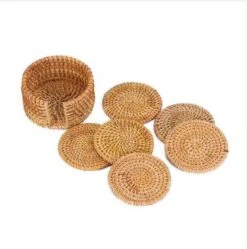 Merkloos Handgemaakte Rotan Onderzetters - Set Van 6 Stuks– Onderleggers Voor Glazen Inclusief Houder– Bamboo Hout - 10CM 6 Merkloos Handgemaakte Rotan Onderzetters - Set Van 6 Stuks– Onderleggers Voor Glazen Inclusief Houder– Bamboo Hout - 10CM -Merkloos Verkoopwinkel 1190x1200 18