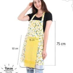 Merkloos Tulipa Keukenschort Met Handdoek | Met Geel Madeliefjes | Kookschort - 55 X 75cm | Handdoek - 30 X 50 | Keukenschort Dames | Keukenschort Voor Vrouwen | Katoen 5 Merkloos Tulipa Keukenschort Met Handdoek | Met Geel Madeliefjes | Kookschort - 55 X 75cm | Handdoek - 30 X 50 | Keukenschort Dames | Keukenschort Voor Vrouwen | Katoen -Merkloos Verkoopwinkel 1193x1200 8