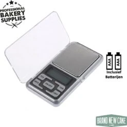 BrandNewCake® Precisie Weegschaal - Tot 200 Gram - Zilver -Merkloos Verkoopwinkel 1197x1200 4