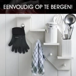 Sense Of Taste Ovenwanten - 2 Stuks - Ovenhandschoenen - Hittebestendig - 230°C - Siliconen - Zwart - Koken - Extra Lang 12 Sense Of Taste Ovenwanten - 2 Stuks - Ovenhandschoenen - Hittebestendig - 230°C - Siliconen - Zwart - Koken - Extra Lang -Merkloos Verkoopwinkel 1198x1200 7