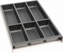 Culinorm Bestekbak - Besteklade - Incl. Antislipmat Met 1 Carbon Black Cassette - 53 Cm Breed X 47 Cm Diep -Merkloos Verkoopwinkel 1200x1007