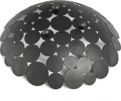 1x Zwarte Ronde Fruitschalen Stippen Metaal 29 Cm - Zeller - Keukenaccessoires/benodigdheden - Fruitschalen/fruitmanden - Fruitschalen Van Metaal -Merkloos Verkoopwinkel 1200x1008 4