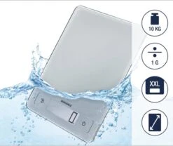 Soehnle Digitale Keukenweegschaal Page Aqua Proof - Zilver - Tot 10 Kg -Merkloos Verkoopwinkel 1200x1010