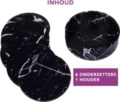 Onderzetter Voor Glazen - Onderzettersset - Drink Onderzetters - Marmer Look - Set Van 6 - SEVEND® 13 Onderzetter Voor Glazen - Onderzettersset - Drink Onderzetters - Marmer Look - Set Van 6 - SEVEND® -Merkloos Verkoopwinkel 1200x1013 3