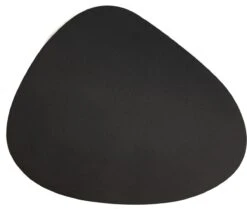 Jay Hill Placemats - Vegan Leer - Zwart - Organic - 44 X 37 Cm - 6 Stuks