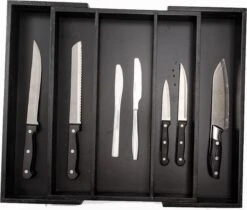 Merkloos Decopatent® Uitschuifbaar Bestekbak - Besteklade - 3 Vaks -> Uitschuifbaar Naar 5 Vakken - Bestekbakken Organizer - Bamboe - Zwart 13 Merkloos Decopatent® Uitschuifbaar Bestekbak - Besteklade - 3 Vaks -> Uitschuifbaar Naar 5 Vakken - Bestekbakken Organizer - Bamboe - Zwart -Merkloos Verkoopwinkel 1200x1020 1