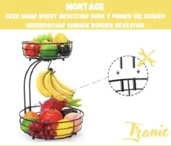 Tranic Fruitschaal - Fruitmand - Zwart Metaal - Etagere - Keuken Organizer 15 Tranic Fruitschaal - Fruitmand - Zwart Metaal - Etagere - Keuken Organizer -Merkloos Verkoopwinkel 1200x1027 3