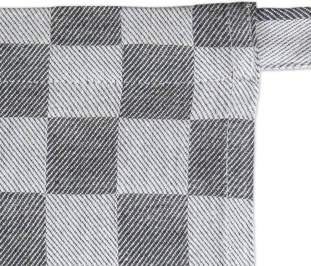 Treb Horecalinnen Schorten Sloven 2 Stuks Zwart En Wit Geblokt 60x70cm - Treb WS 5 Treb Horecalinnen Schorten Sloven 2 Stuks Zwart En Wit Geblokt 60x70cm - Treb WS - Afbeelding 5