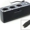 3 Sockets 12V Sigarettenaansteker In De Auto USB Power (zwart) - 12V Splitter Auto Oplader USB C