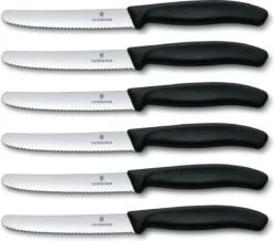 Victorinox Tafelmes 6 Stuks Zwart Krom Heft 13 Victorinox Tafelmes 6 Stuks Zwart Krom Heft -Merkloos Verkoopwinkel 1200x1060