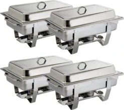 Olympia Milan Chafing Dish Set 4 Stuks