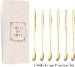 House Of Husk Latte Macchiato Lepels Set - Lange Theelepels - Koffielepels - Longdrinklepels - Barlepel - RVS - 6 Stuks - 17CM - Goud 10 House Of Husk Latte Macchiato Lepels Set - Lange Theelepels - Koffielepels - Longdrinklepels - Barlepel - RVS - 6 Stuks - 17CM - Goud -Merkloos Verkoopwinkel 1200x1068 1