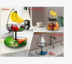 Fruitmand Met Bananenhanger - Fruitschaal - Fruitmand Hangend - Opbergmand - Fruitmand Met Banaanhouder - Fruitschalen - Fruitmanden - 2 Lagen - Valentijn 11 Fruitmand Met Bananenhanger - Fruitschaal - Fruitmand Hangend - Opbergmand - Fruitmand Met Banaanhouder - Fruitschalen - Fruitmanden - 2 Lagen - Valentijn -Merkloos Verkoopwinkel 1200x1070 3