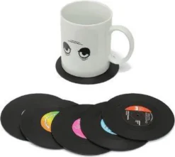 ***Classic LP Vinyl Onderzetters - 6 Stuks - Rock-'n-Roll - Van Heble® *** -Merkloos Verkoopwinkel 1200x1075 5