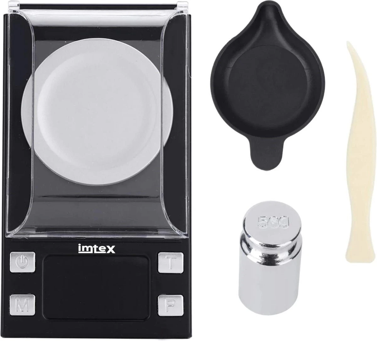 Imtex Precisieweegschaal 50 G / 0,001 Gram - Milligram-Weegschaal - Zakweegschaal - Laboratoriumweegschaal Met LCD-Display - Brievenweegschaal - Professionele Digitale Weegschaal - Goudweegschaal - Zwart 6 Imtex Precisieweegschaal 50 G / 0,001 Gram - Milligram-Weegschaal - Zakweegschaal - Laboratoriumweegschaal Met LCD-Display - Brievenweegschaal - Professionele Digitale Weegschaal - Goudweegschaal - Zwart - Afbeelding 6