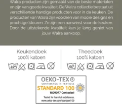 Walra Theedoeken Dry With Cubes, Stripes & Blocks - Keukenhanddoeken 3 X 50x70cm - Theedoeken En Keukendoeken Set 100% Katoen - Off Black -Merkloos Verkoopwinkel 1200x1087 5