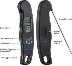 Premium Digitale Keuken Thermometer Met Flashlight- Vleesthermometer - Kookthermometer - Bbq Thermometer - Suikerthermometer Met Hold Functie -Merkloos Verkoopwinkel 1200x1094 3