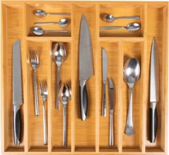 Grote Bestekbak Bamboe 51x47cm | Besteklade Van Coninx | Bestekhouder | Opbergbak | Duurzaam | Voor Laden Van 47cm Diep -Merkloos Verkoopwinkel 1200x1096 2