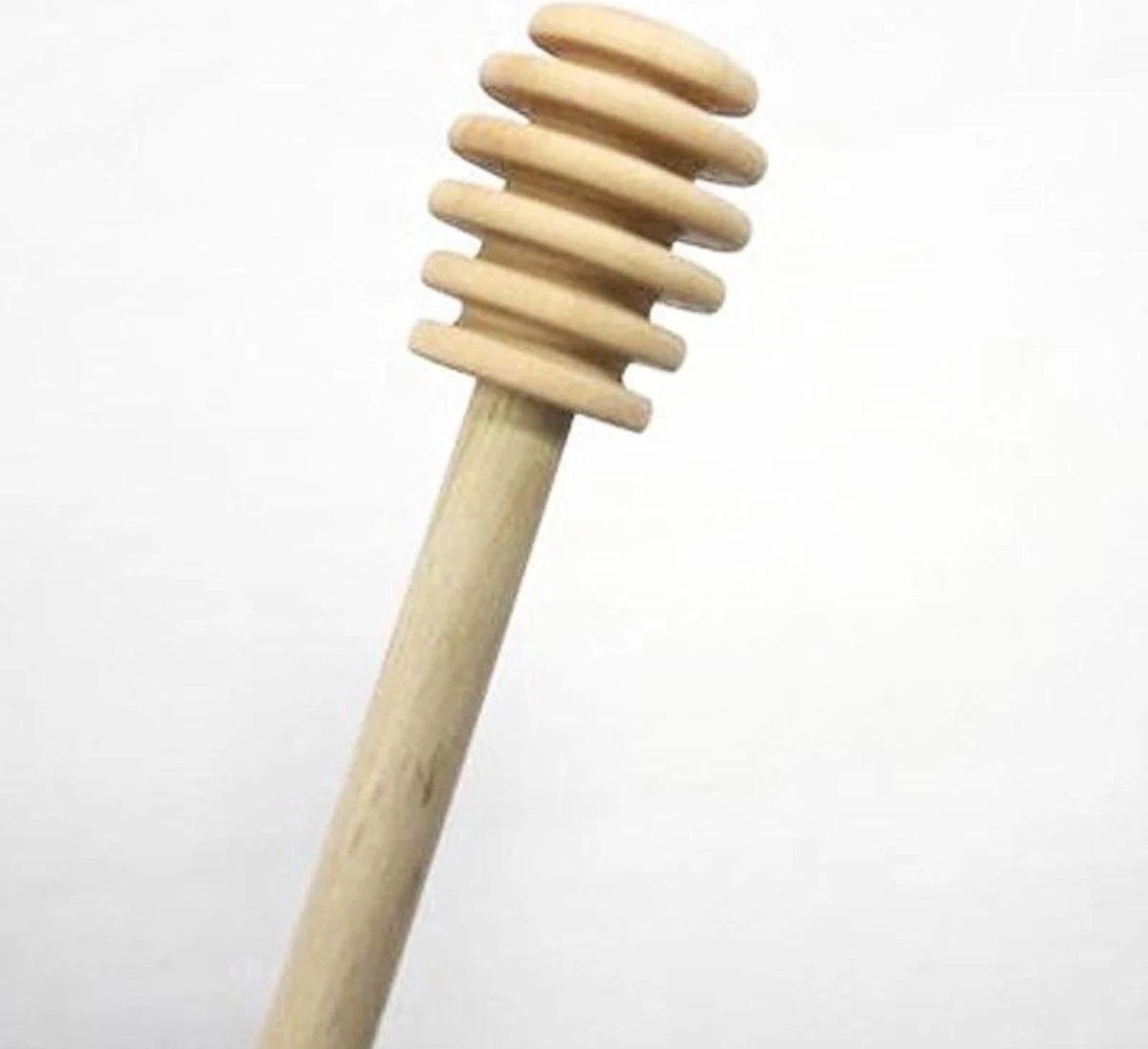 Honing Lepel - Dipper - Hout - Honeydripper - Keukengerei - Ontbijt - Hout - 2 Stuks - 15.5 Cm 1 Honing Lepel - Dipper - Hout - Honeydripper - Keukengerei - Ontbijt - Hout - 2 Stuks - 15.5 Cm