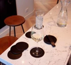 Brute Strength - Onderzetters Voor Glazen - Leer - Zwart - Rond - 10 Stuks -Merkloos Verkoopwinkel 1200x1099 4