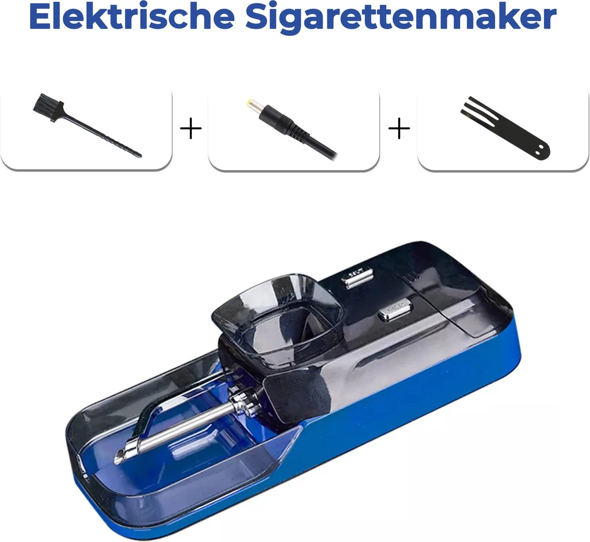 BrinQ Goods Elektrische Sigarettenmaker Premium - Nieuw Model - Sigaretten Maker Elektrisch - Automatische Sigarettenmaker - Elektrische Sigarettenmachine 6 BrinQ Goods Elektrische Sigarettenmaker Premium - Nieuw Model - Sigaretten Maker Elektrisch - Automatische Sigarettenmaker - Elektrische Sigarettenmachine - Afbeelding 6