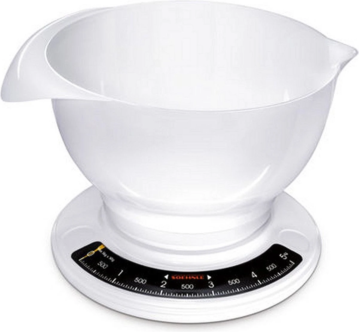 Soehnle Analoge Keukenweegschaal Culina Pro - Wit - Tot 5 Kg 8 Soehnle Analoge Keukenweegschaal Culina Pro - Wit - Tot 5 Kg - Afbeelding 8