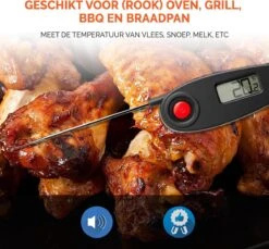 Mancor Vleesthermometer BBQ Thermometer Digitaal Keukenthermometer Accessoires Voedselthermometer - Inklapbaar -Merkloos Verkoopwinkel 1200x1114 4