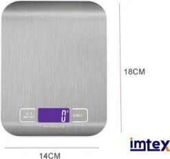 IMTEX Digitale Precisie Keukenweegschaal - Tot 5000 Gram - Zilver 11 IMTEX Digitale Precisie Keukenweegschaal - Tot 5000 Gram - Zilver -Merkloos Verkoopwinkel 1200x1115 2