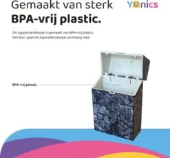 YUNICS ® Sigarettendoosje - Stenen - Sigaretten Houder - Gemaakt Van Hoogwaardig Kunststof 5 YUNICS ® Sigarettendoosje - Stenen - Sigaretten Houder - Gemaakt Van Hoogwaardig Kunststof -Merkloos Verkoopwinkel 1200x1116 6