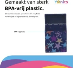 YUNICS ® Sigarettendoosje - Sterren- Sigaretten Houder - Gemaakt Van Hoogwaardig Kunststof 8 YUNICS ® Sigarettendoosje - Sterren- Sigaretten Houder - Gemaakt Van Hoogwaardig Kunststof -Merkloos Verkoopwinkel 1200x1116 7