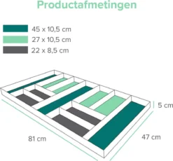 Grote Bestekbak Bamboe 81x47CM - Coninx Besteklade - Opbergbak - Duurzaam - Bamboe - Voor Laden Vanaf 47cm Diep -Merkloos Verkoopwinkel 1200x1118 3