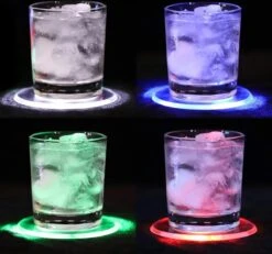 Lichtgevende Onderzetter Rond - RGB Kleuren - LED 6 Lichtgevende Onderzetter Rond - RGB Kleuren - LED -Merkloos Verkoopwinkel 1200x1120 4