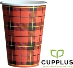 Merkloos "180ml Kartonnen Beker, Scotty Koffiebeker, Doos � 2500 Stuks,"