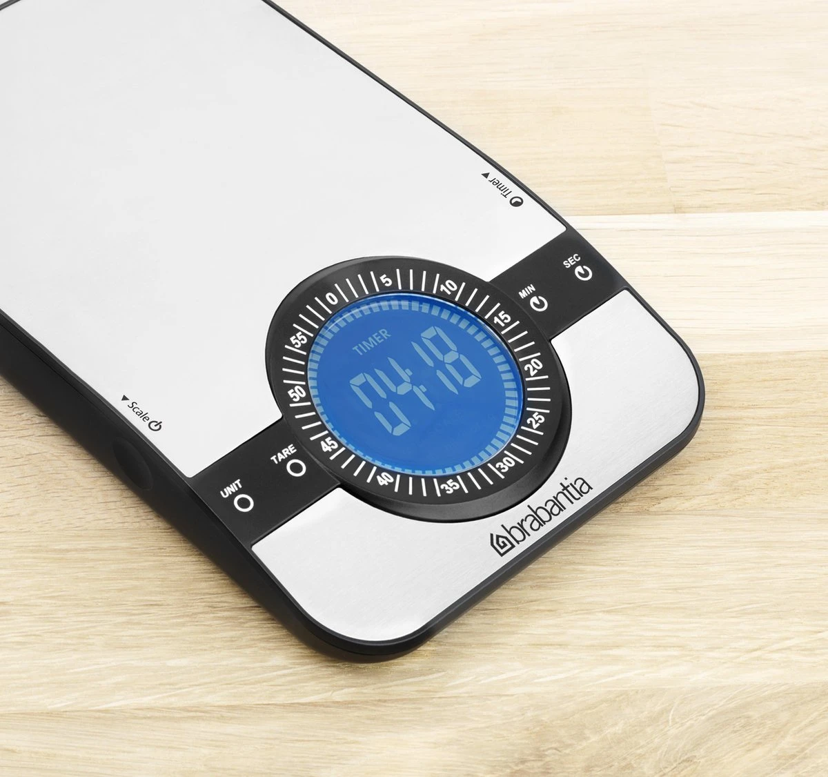 Brabantia Profile Keukenweegschaal - Rechthoekig - Met Kookwekker - RVS 17 Brabantia Profile Keukenweegschaal - Rechthoekig - Met Kookwekker - RVS - Afbeelding 17