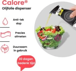 ® Calore - Olie- & Azijnstel - Olijfolie Fles Deluxe - Olijfolie Dispenser - Olie Doseerfles - Oliefles - Keuken - Bbq Accesoires - Oliefles - Doseer Fles- 500ML -Merkloos Verkoopwinkel 1200x1130 2