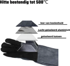 BBQ Handschoenen - Ovenwanten - Hittebestendige Handschoen - Bbq Accessoires - Tot 500°C - Ovenhandschoenen - Las Handschoenen 2 Stuks -Merkloos Verkoopwinkel 1200x1133 4