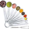 BOTC Maatbeker Set - 11-Delige - Meetlepels - Measuring Spoons - Maatschepjes - RVS