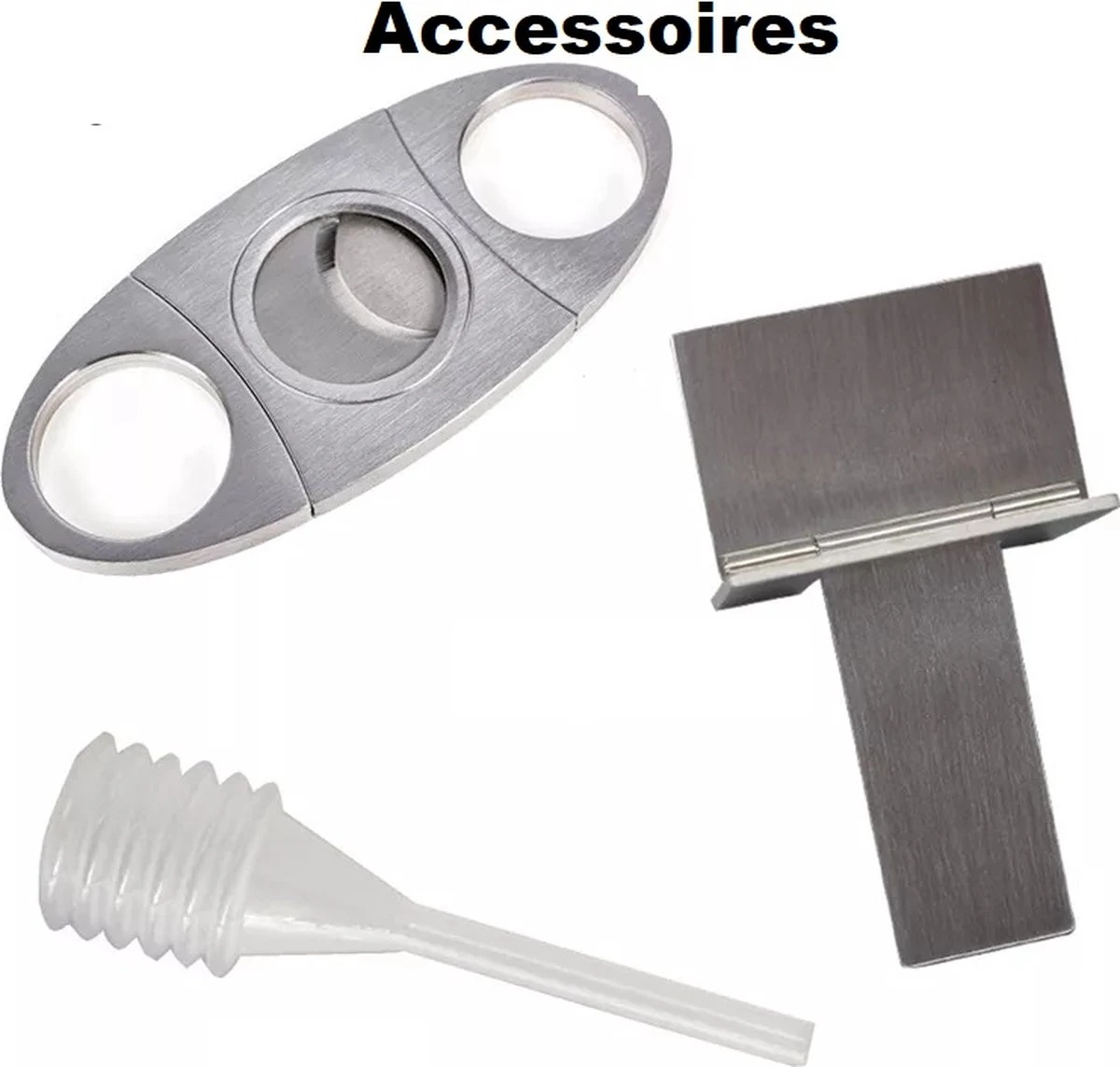 Luxe Humidor Sigaren Set - Sigarendoos Leer Zwart - Sigarenkoker - Cabinet - Reis - Cadeauset - Incl. Accessoires 2 Luxe Humidor Sigaren Set - Sigarendoos Leer Zwart - Sigarenkoker - Cabinet - Reis - Cadeauset - Incl. Accessoires - Afbeelding 2