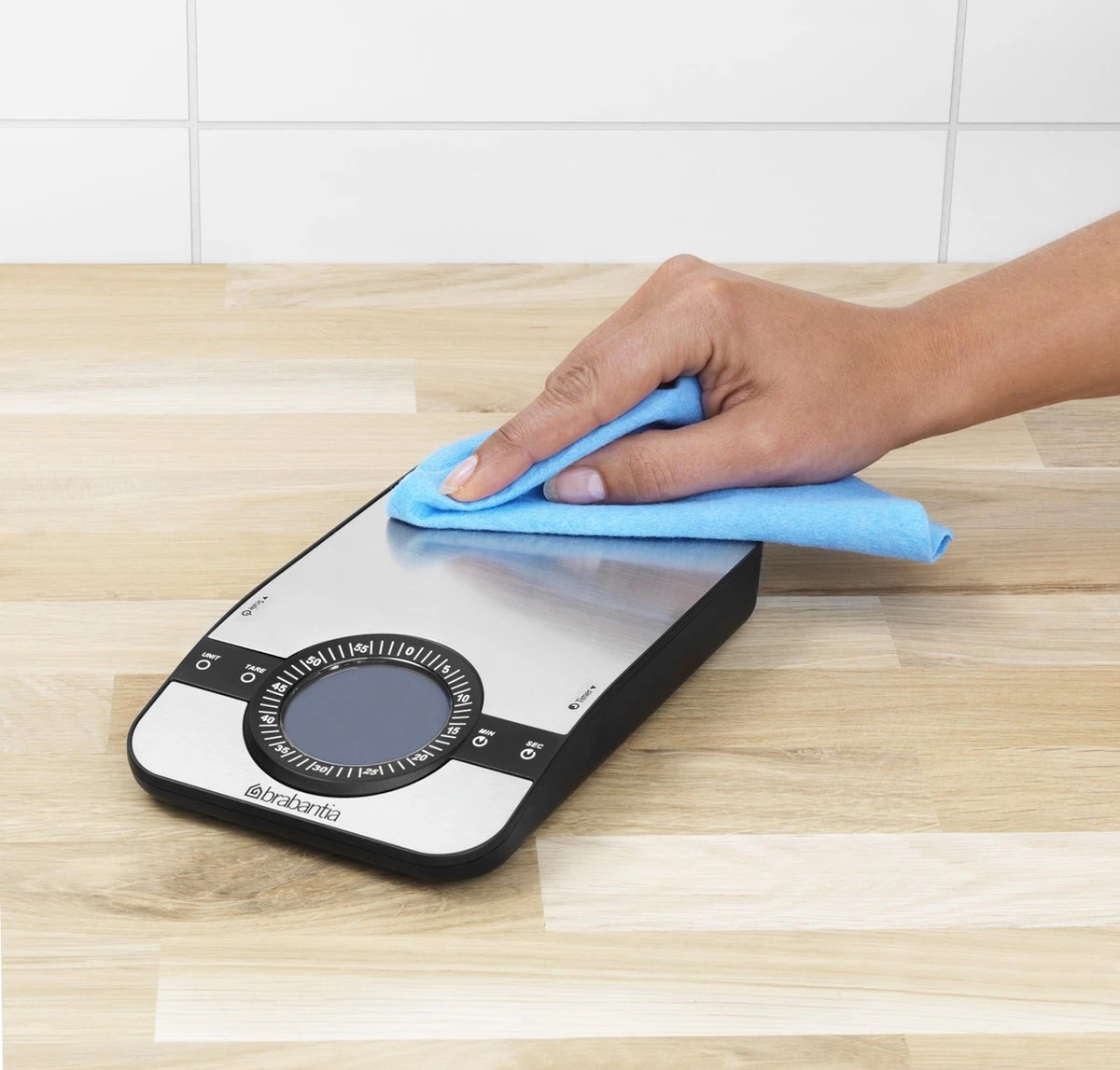 Brabantia Profile Keukenweegschaal - Rechthoekig - Met Kookwekker - RVS 15 Brabantia Profile Keukenweegschaal - Rechthoekig - Met Kookwekker - RVS - Afbeelding 15