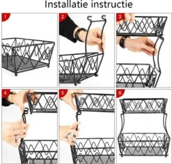 Cgoods Fruitschaal 2 Laags - Fruitschaal - Fruitmand - Fruitschaal Etagere - Schaal - Zwart 12 Cgoods Fruitschaal 2 Laags - Fruitschaal - Fruitmand - Fruitschaal Etagere - Schaal - Zwart -Merkloos Verkoopwinkel 1200x1148 14